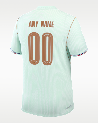 Мужские джерси FFF 2026/27 Match Away Nike Aero-FIT Soccer Authentic Custom Jersey By You