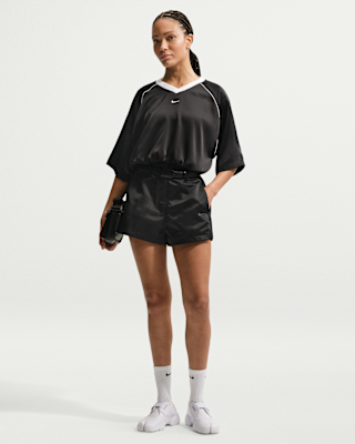 Женские шорты Nike Sportswear High-Waisted Satin Hot Shorts