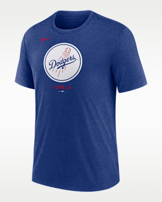 Мужская футболка Los Angeles Dodgers Logo Nike MLB