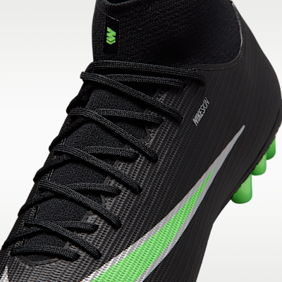 Nike Mercurial Superfly 11 Academy Yüksek Bilekli Suni Çim Kramponu görsel 8