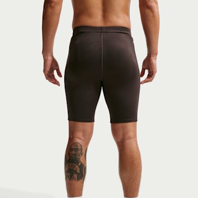 Nike Fast Dri-FIT Slip Astarlı Yarım Boy Erkek Koşu Taytı görsel 3