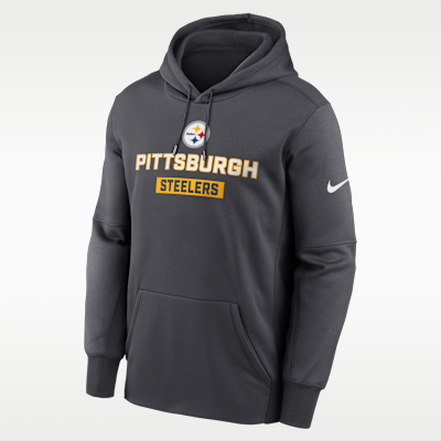 Pittsburgh Steelers Toss Sweep Men’s Nike Therma NFL Pullover Hoodie
