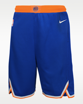 Детские шорты New York Knicks Swingman Icon Edition Big Kids' Nike Dri-FIT Basketball Replica Shorts для баскетбола