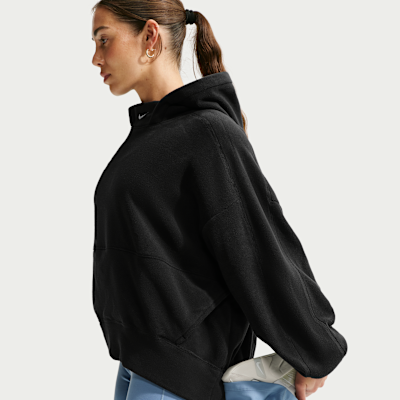 Nike One Therma-FIT Bol Kesimli Kapüşonlu Kadın Sweatshirt'ü görsel 3