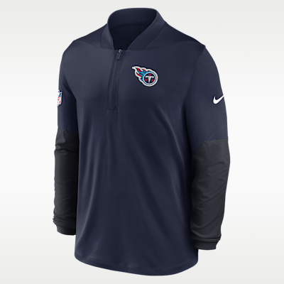Tennessee Titans Feel The Pressure Men's Nike Dri-FIT NFL 1/2-Zip Top