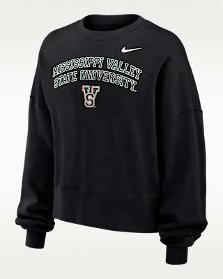 Женский свитшот Nike College (Mississippi Valley State University) Phoenix Fleece Crewneck