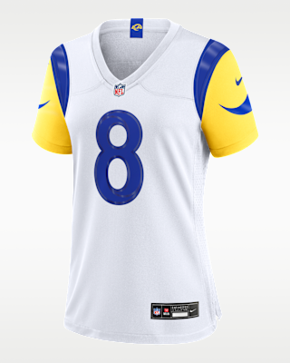 Женские джерси Jared Verse Los Angeles Rams Nike NFL Game Jersey