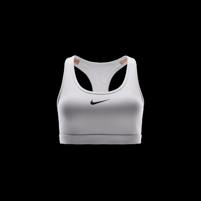 Nike Swoosh Orta Destekli Pedli Kadın Spor Sütyeni görsel 7