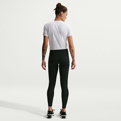 Nike One Seamless Front Yüksek Belli Tam Boy Kadın Taytı görsel 5