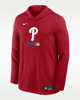 Мужские  Philadelphia Phillies Authentic Collection Nike Dri-FIT MLB Long-Sleeve Hooded Top
