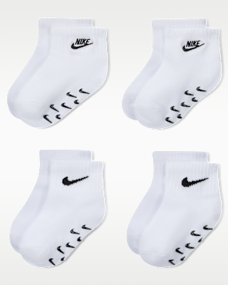 Детские носки Nike Baby Logo Gripper Socks (4 Pairs)