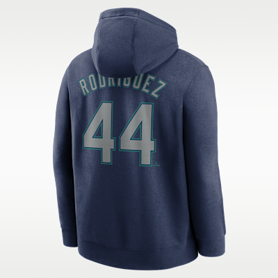 Sudadera con gorro sin cierre Nike de la MLB para hombre Julio Rodríguez Seattle Mariners Club