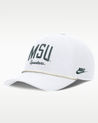 Женские Michigan State Legacy Letter Rise Nike Dri-FIT College A-Frame Adjustable Hat