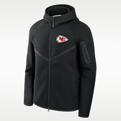 Kansas City Chiefs Tech Fleece Windrunner Men's Nike NFL Full-Zip Hooded Jacket