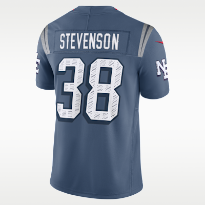 Rhamondre Stevenson New England Patriots Rivalries Collection Men's Nike Dri-FIT NFL Limited Jersey