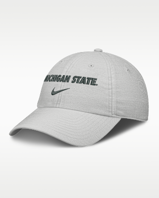Женские Michigan State Sideline Club Practice Nike College Adjustable Hat