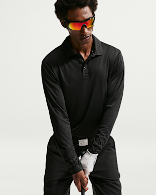Мужские  Nike Par Dri-FIT Long-Sleeve Golf Polo