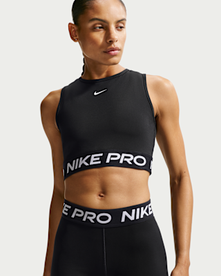 Женские  Nike Pro Dri-FIT Cropped Tank Top