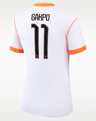 Женские джерси Cody Gakpo Netherlands National Team 2026 Stadium Away Nike Dri-FIT Soccer Jersey