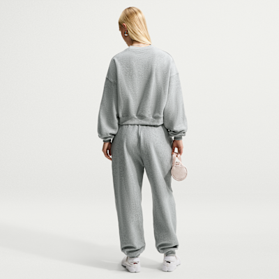 Nike Studio Fleece Kalın Oversize Yüksek Belli Kadın Jogger'ı görsel 5