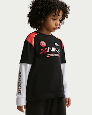Детская футболка Nike Sportswear Little Kids' Victory Lap Twofer