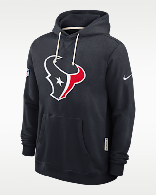 Мужское худи Houston Texans Initial Home Sideline Nike Dri-FIT NFL Pullover Hoodie