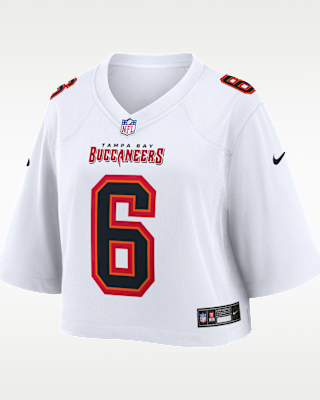 Женские джерси Baker Mayfield Tampa Bay Buccaneers Nike NFL Cropped Tundra Game Jersey
