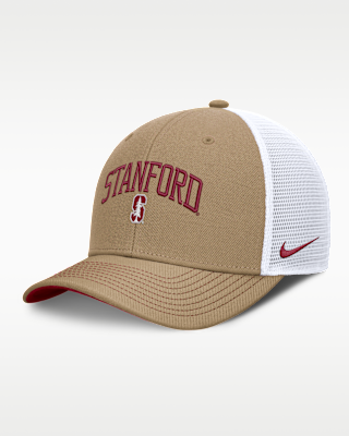 Женские Stanford Primetime Arched Nike Dri-FIT College Trucker Adjustable Hat
