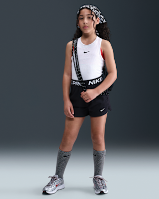 Детские шорты Nike Pro Fleece Big Kids' (Girls') Dri-FIT Shorts