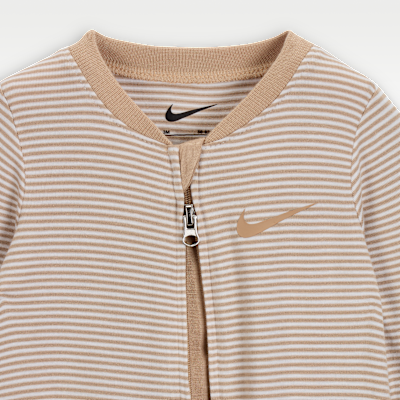 Nike Baby Striped Footed Coverall