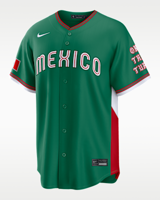 Мужские джерси Mexico National Baseball Team 2026 World Baseball Classic Born x Raised Nike Stadium Jersey