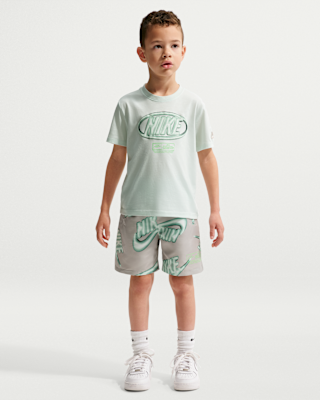 Детская футболка Nike Sportswear Club Little Kids' 2-Piece Floatie and Shorts Set