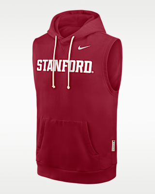 Мужское худи Stanford Sideline Nike Dri-FIT College Sleeveless Pullover Hoodie