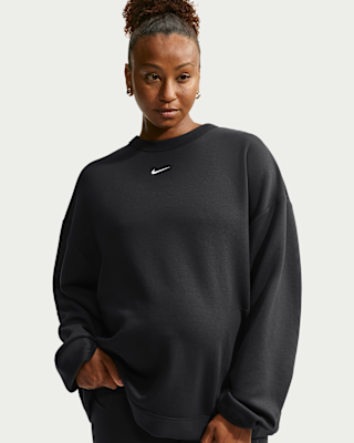 Женский свитшот Nike (M) Studio Fleece Sport Dri-FIT Oversized Crew-Neck (Maternity)
