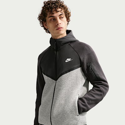 Nike Tech Fleece Windrunner Tam Boy Fermuarlı Erkek Ceketi