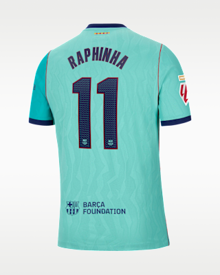 Мужские джерси Raphinha Barcelona 2026/27 Match Third Nike Aero-FIT Soccer Jersey