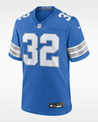 Мужские джерси Brian Branch Detroit Lions Nike NFL Game Football Jersey для футбола