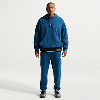 Nike Sportswear Club Oversize Fransız Havlu Kumaşı Erkek Kapüşonlu Sweatshirt'ü görsel 4
