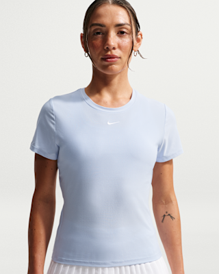 Женские шорты Nike Victory Dri-FIT Short-Sleeve Tennis Top для тенниса