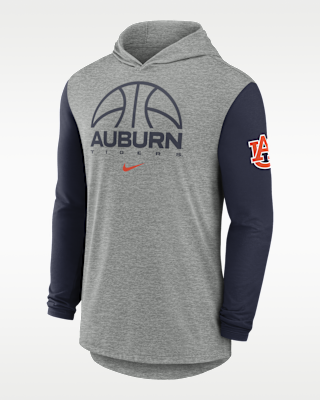Auburn Basketball Men's Nike Dri-FIT College Long-Sleeve Hooded T-Shirt
