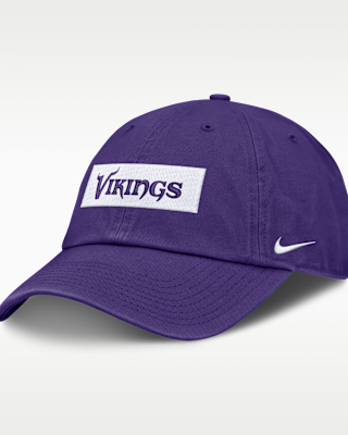 Мужские Minnesota Vikings Primetime Club Wordmark Nike NFL Adjustable Hat