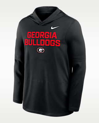 Мужские  Georgia Sideline Nike Dri-FIT College Long-Sleeve Hooded Top