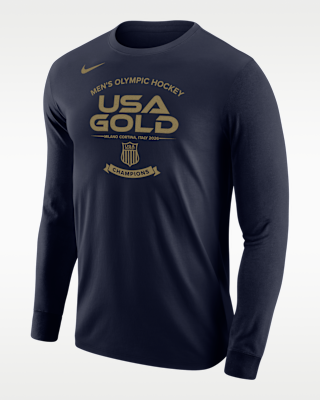 Мужская футболка Nike USA Olympic Team 2026 "Gold Medal" Long-Sleeve