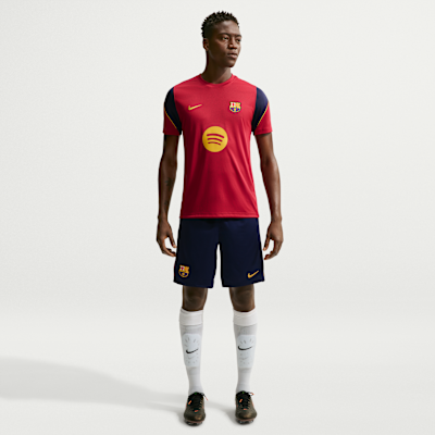 Nike FC Barcelona Strike Nike Dri-FIT Örgü Erkek Futbol Şortu