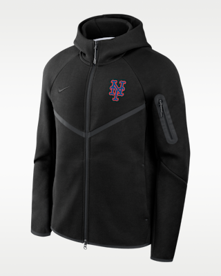 Мужская куртка New York Mets Tech Fleece Windrunner Nike MLB Full-Zip Hooded для бега