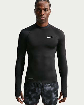Мужские  Nike Swim Whitewater Essential Dri-FIT UV Long Sleeve Rashguard Top