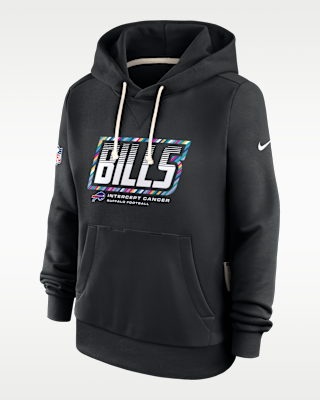 Женское худи Buffalo Bills Crucial Catch Standard Issue Nike Dri-FIT NFL Pullover Hoodie