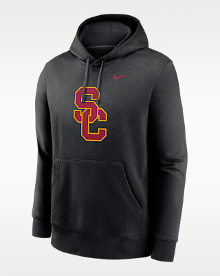 Мужское худи USC Trojans Primetime Club Primary Logo Nike College Pullover Hoodie