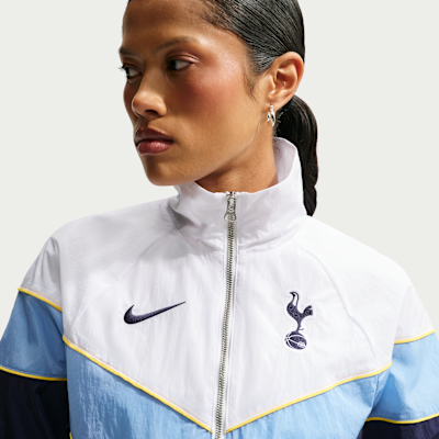 Nike Tottenham Hotspur Windrunner Nike UV Dokuma Kadın Futbol Ceketi görsel 3
