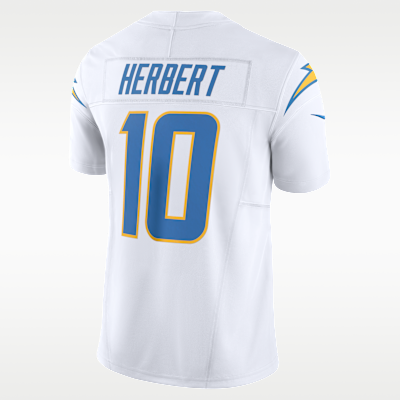 Jersey de fútbol americano Nike Dri-FIT de la NFL Limited para hombre Justin Herbert Los Angeles Chargers